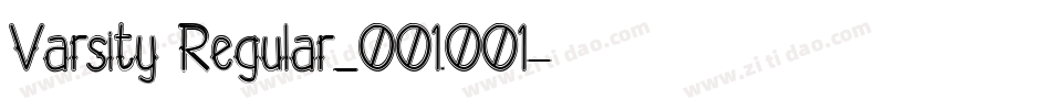 Varsity Regular_001.001字体转换